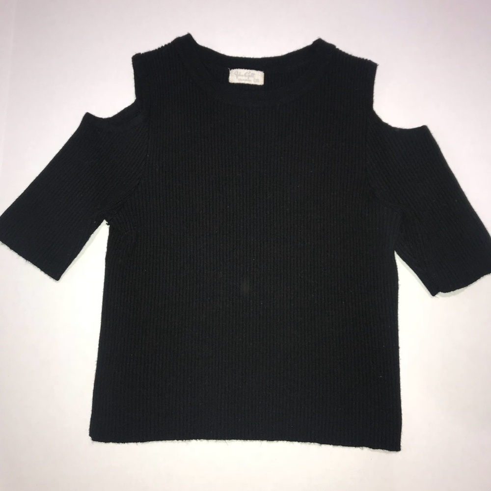 Brandy Melville (john galt) black crop top